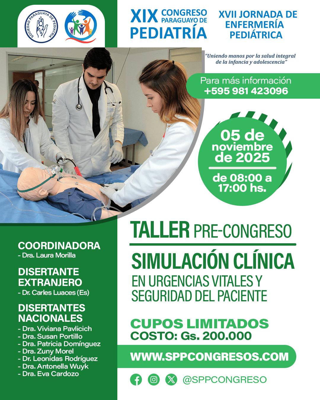 TALLER DE SIMULACION CLÍNICA EN URGENCIAS VITALES