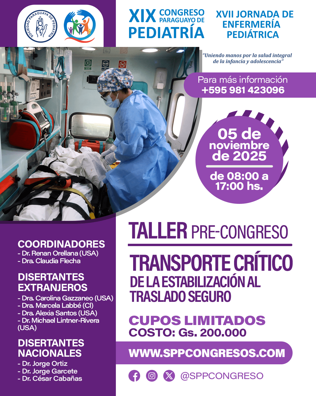 FLYER - TALLER DE TRANSPORTE CRITICO