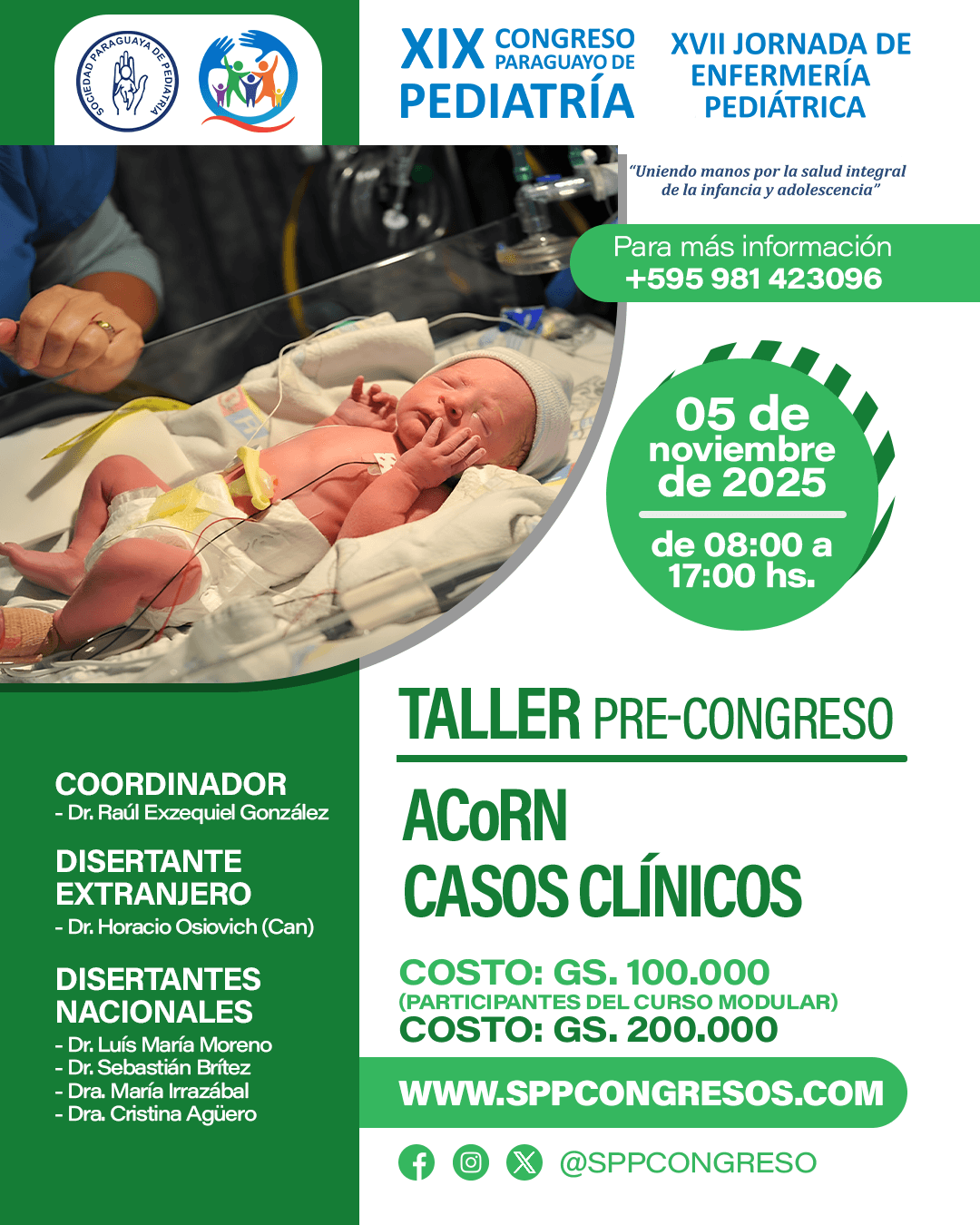 FLYER - TALLER DE ACoRN CASOS CLINICOS